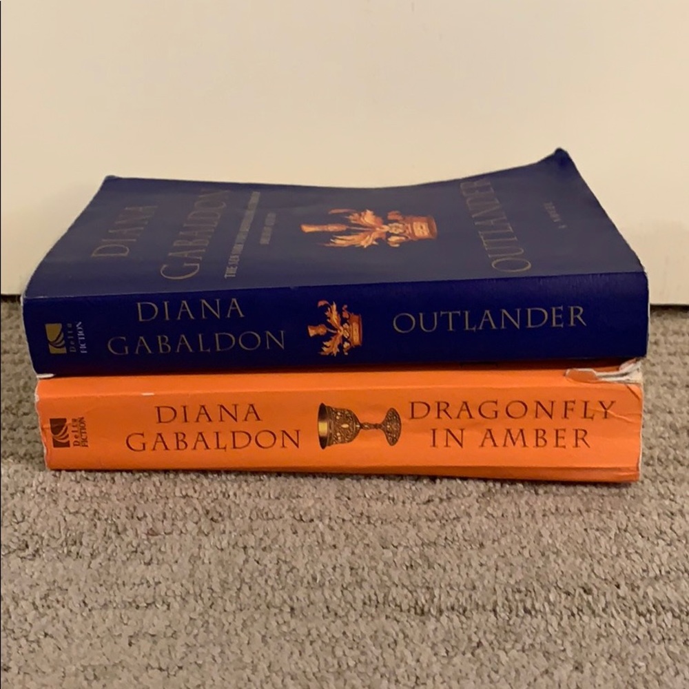 OUTLANDER series books 1 & 2 by Diana Gabaldon